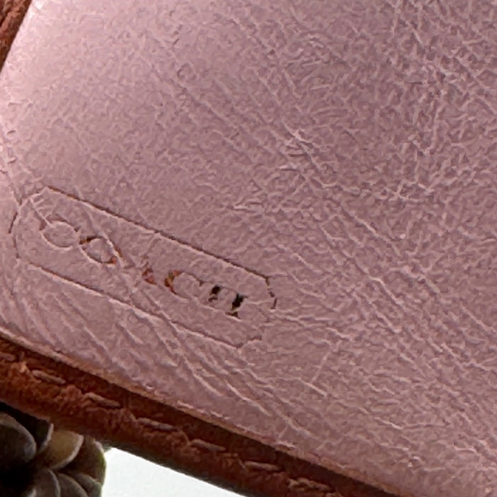 Vintage COACH Legacy Leather Turnlock Kisslock French Purse Wallet Tan 65th Anni - Picture 13 of 16